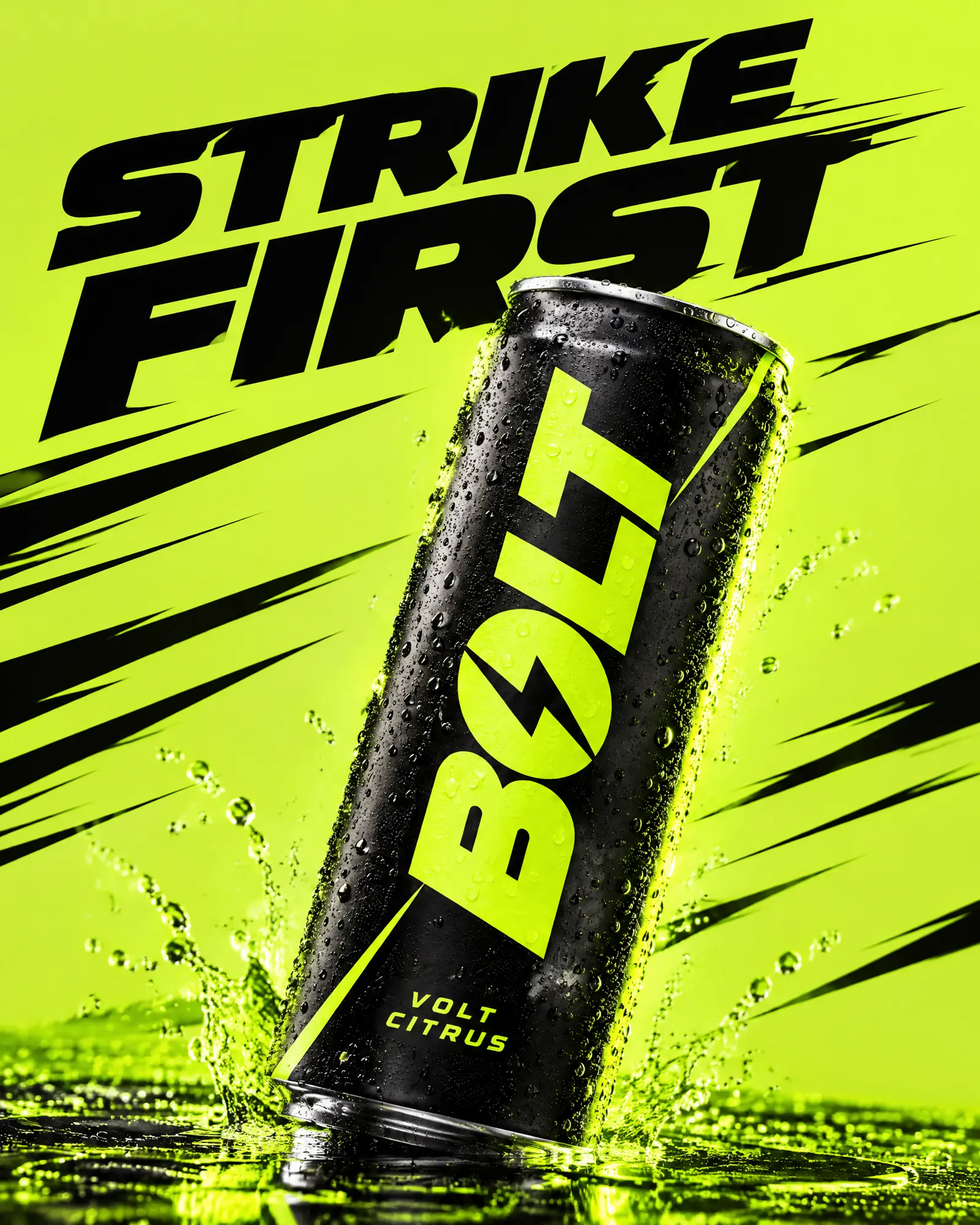 BOLT poster: Strike first, Volt Citrus