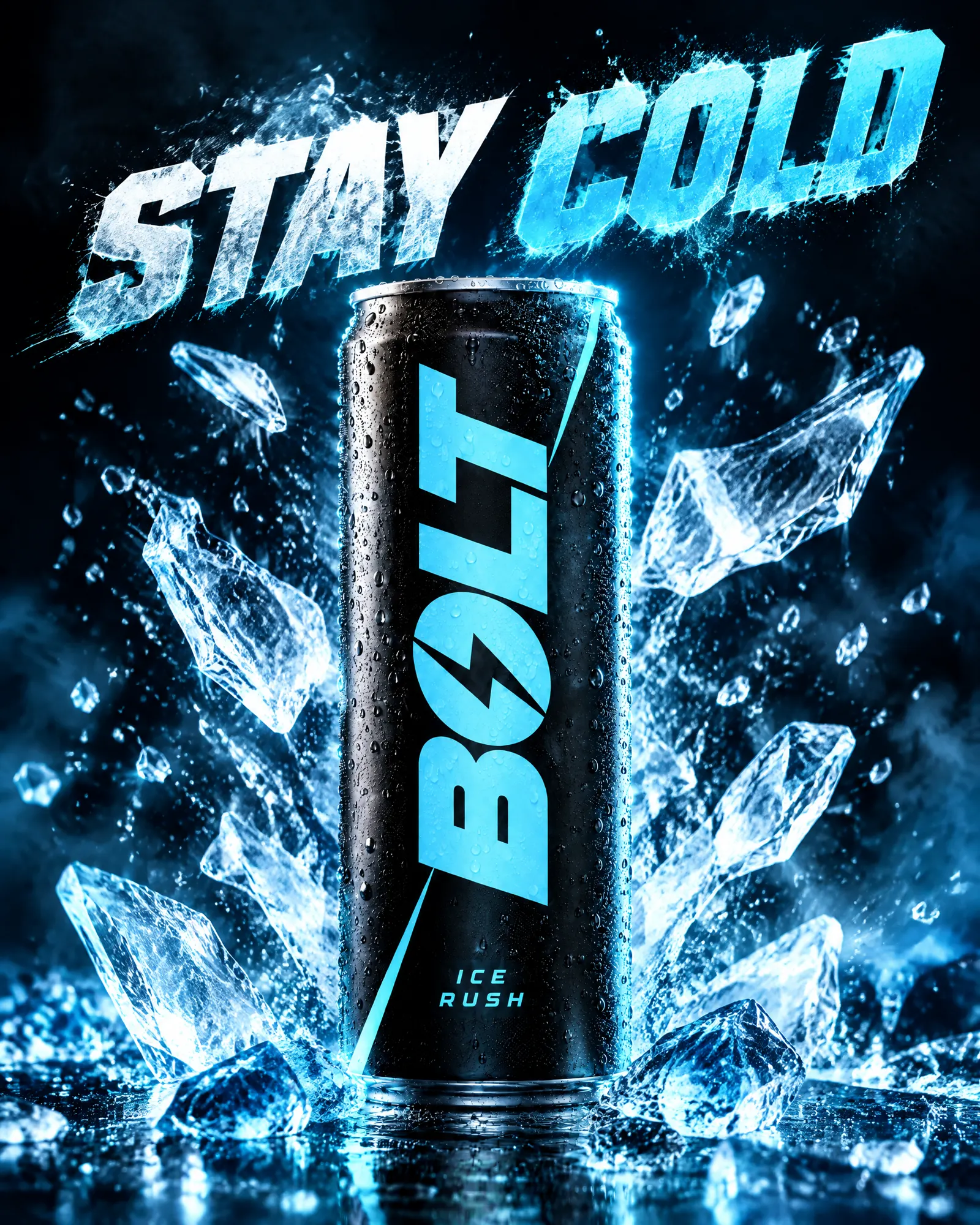 BOLT poster: Stay cold, Ice Rush